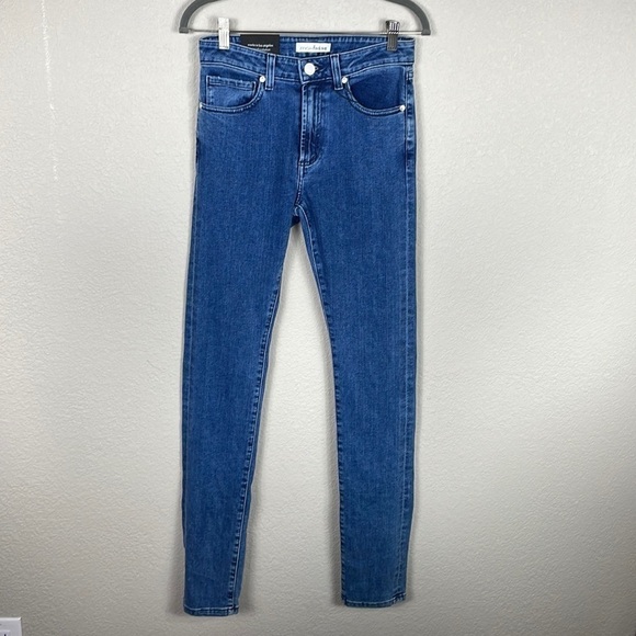 NWT Monfrere Greyson Skinny Jeans in Blue Uptown Wash Japanese Denim Sz 29 - Picture 2 of 11